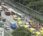 Accidente de tráfico en Hong Kong deja 87 heridos