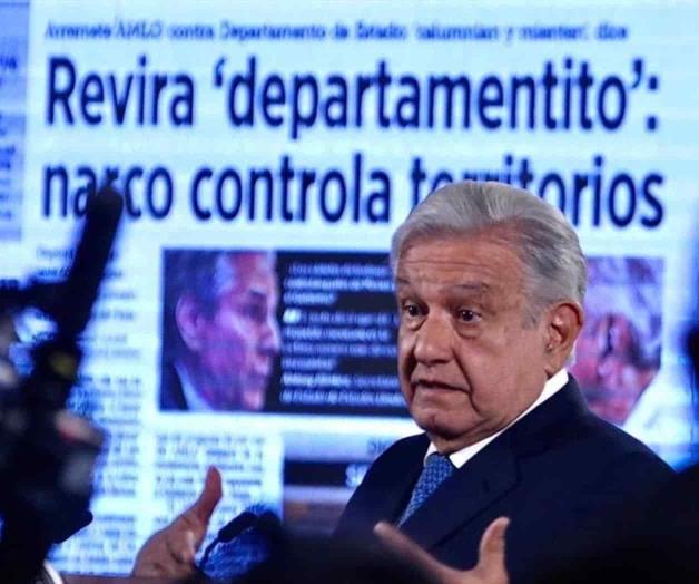 Refuta AMLO a Blinken por narco y atiza a Vulcan