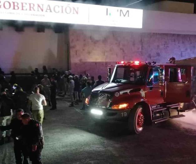 Incendio en instalaciones del INM; mueren por lo menos 37 migrantes 