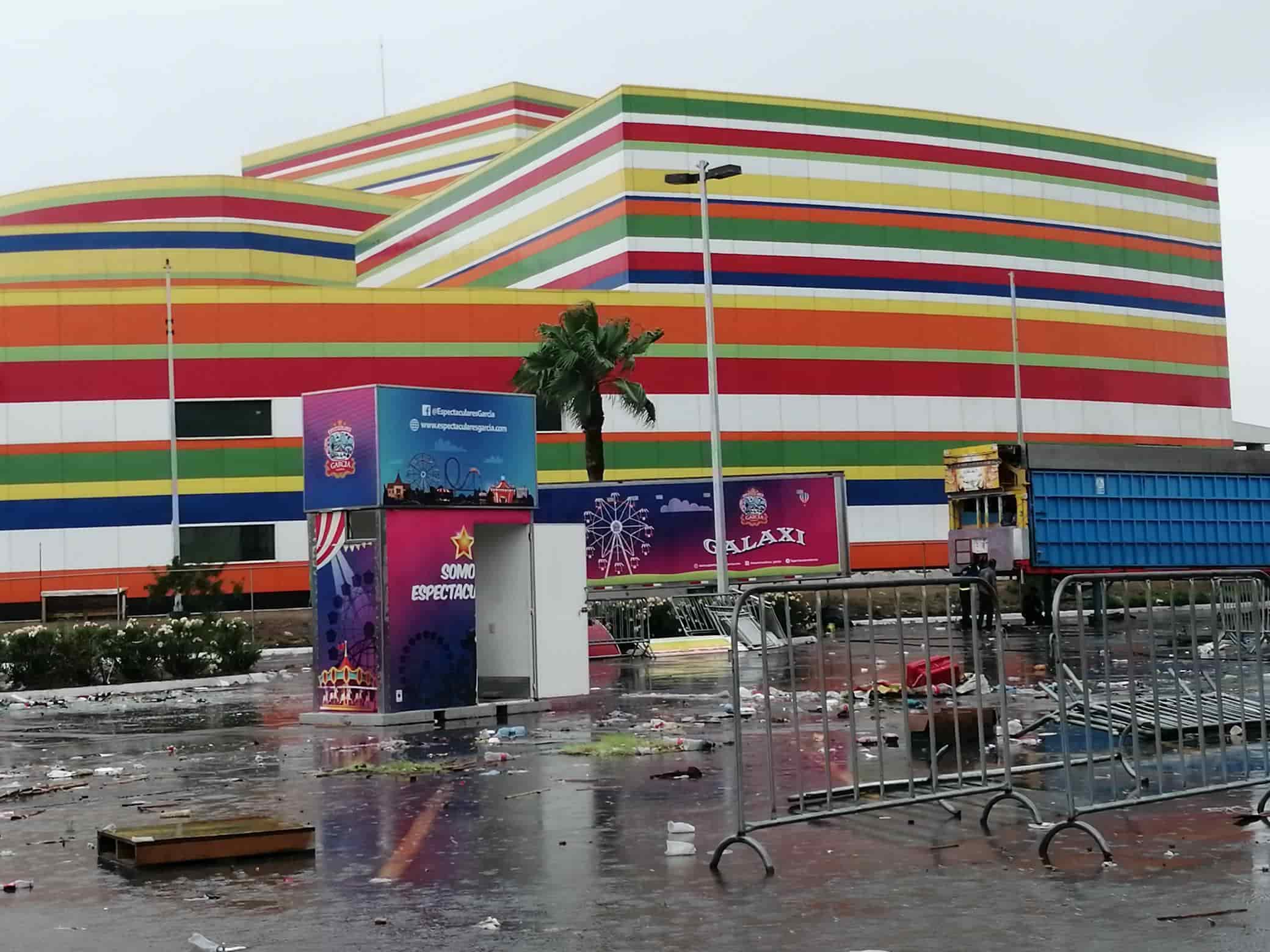 Parque Cultural de Reynosa luce ahora como un inmenso basurero a cielo abierto, tras la Feria.