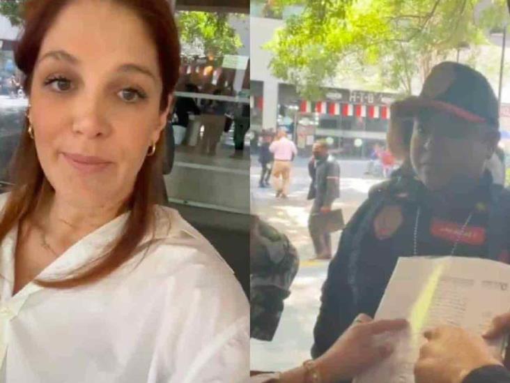 Actriz arrestada en CDMX Actriz arrestada en CDMX