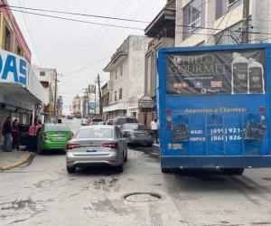 Carambola interrumpe vialidad en zona Centro