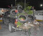 Choca tras ser sorprendido por Ecología tirando basura