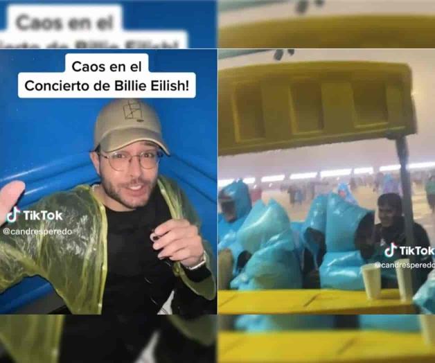 Joven atrapado en baño portátil tras lluvia en show de Billie Eilish