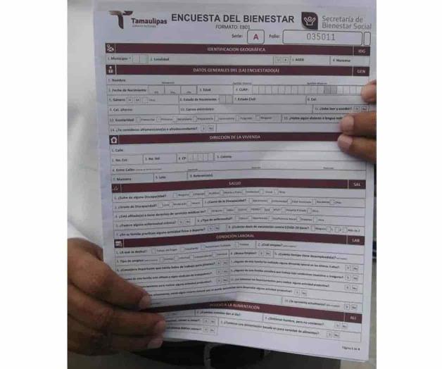 Inician ‘Encuesta del Bienestar’