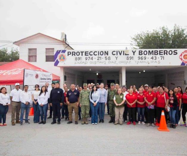 Da banderazo Nataly García a operativo Semana Santa Da banderazo Nataly García a operativo Semana Santa