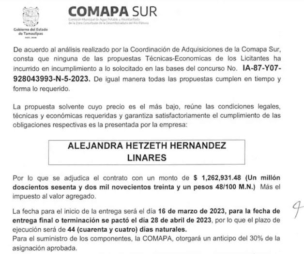 Compra Comapa a ‘sobreprecios’
