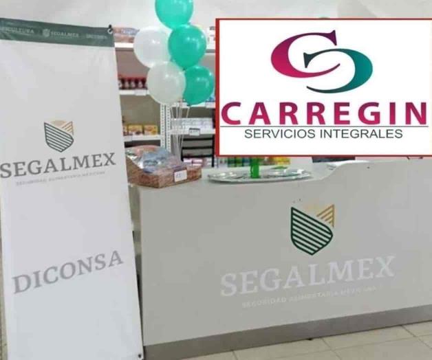 Esfuma Carregín en 2 meses botín recibido de Segalmex