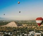 Revisan a empresas que ofrecen vuelos en globo en Teotihuacán