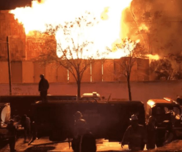 Se incendia área federal de la Central de abasto en la CDMX