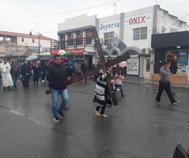 Se desborda la devoción católica en Miguel Alemán Se desborda la devoción católica en Miguel Alemán