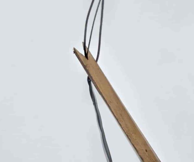 Causa caída de cable peligro y zozobra