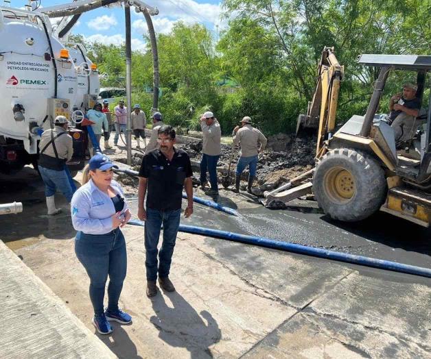 Rehabilita Maybella drenaje colapsado