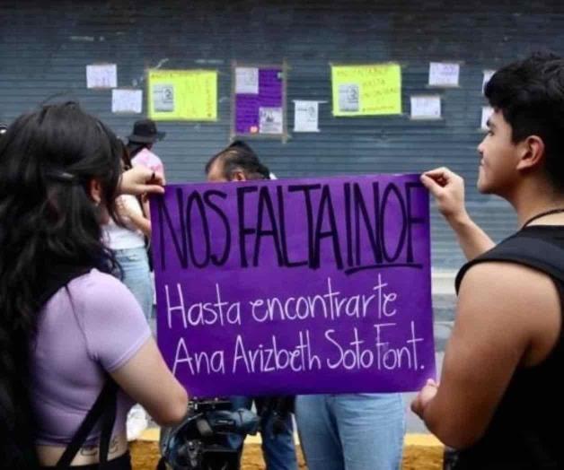 Se manifiestan por la desaparición de rapera Inof en CDMX Se manifiestan por la desaparición de rapera Inof en CDMX