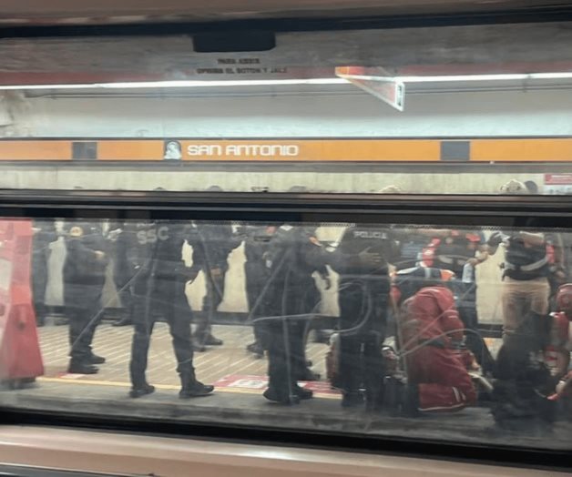 Metro arrolla a una joven en estación San Antonio de la Línea 7
