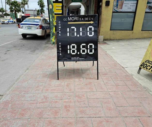 Retoma fuerza peso frente a divisa verde