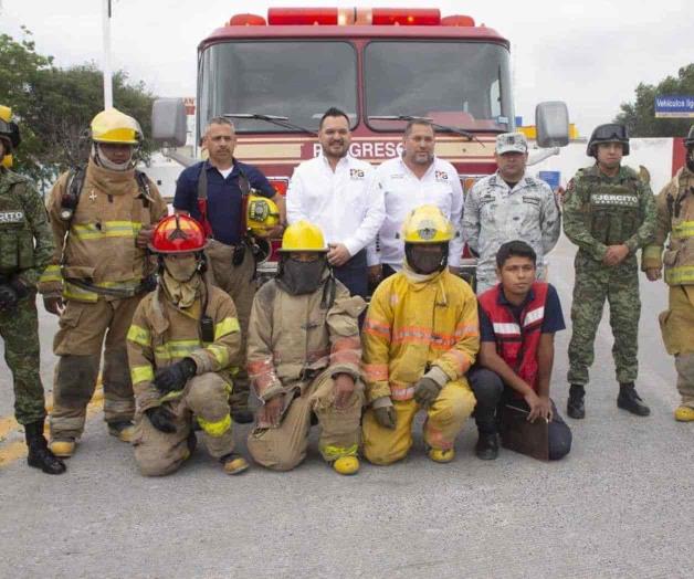 Participa Río Bravo en mega simulacro