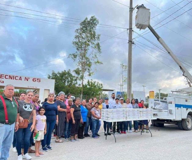 Arranca obra de alumbrado público