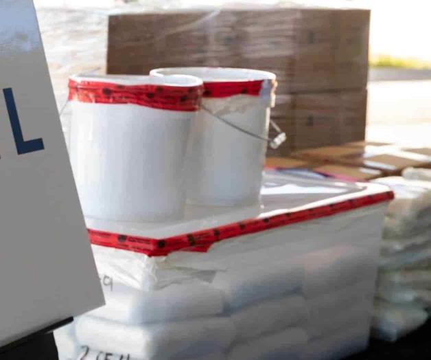 Incautan fentanilo y metanfetamina