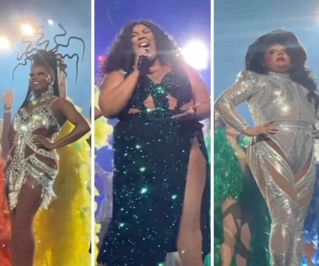 Protesta en pleno show