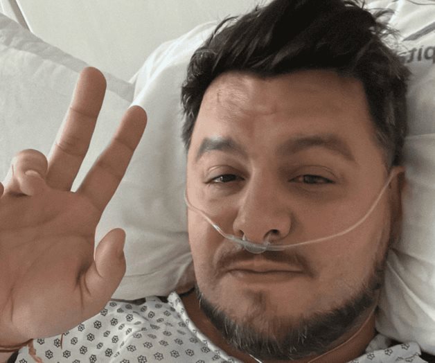 Hospitalizado porque no podía respirar