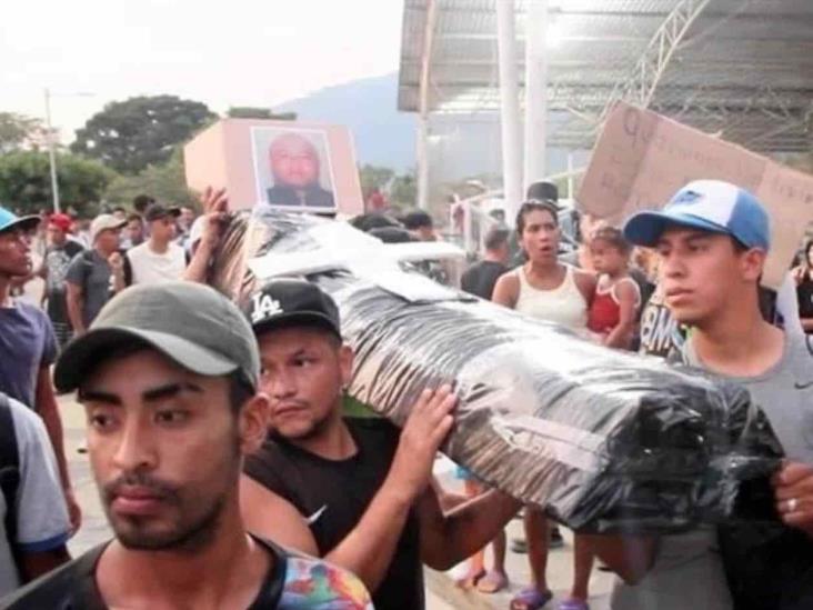 Muere migrante en la nueva caravana Muere migrante en la nueva caravana