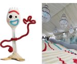 Comparan alfombra de Met Gala con Forky de Toy Story 4