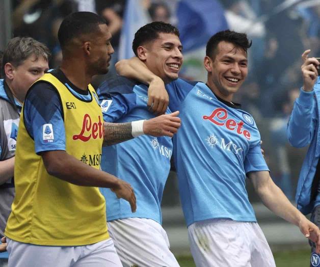Chucky Lozano y Napoli son campeones de la Serie A Chucky Lozano y Napoli son campeones de la Serie A