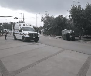#REYNOSA Choque volcadura en la Zona Centro.