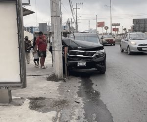 #REYNOSA Accidente en el bulevar Hidalgo deja un saldo de dos lesionados.
