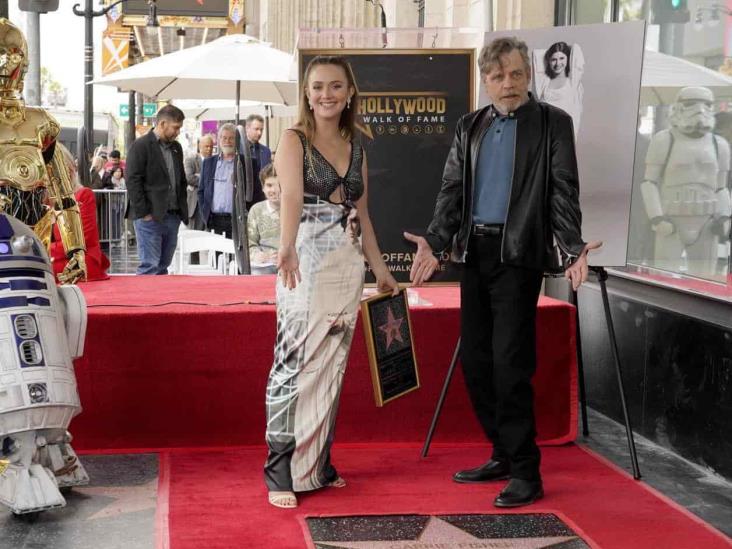 Recibe Carrie Fisher su estrella póstuma en Hollywood Recibe Carrie Fisher su estrella póstuma en Hollywood