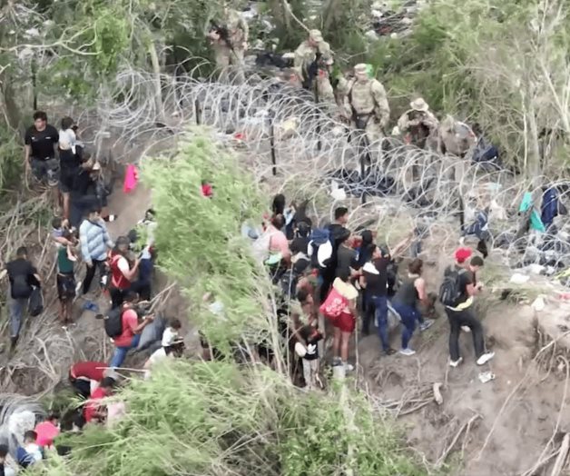 Repele Guardia Nacional a un grupo de migrantes