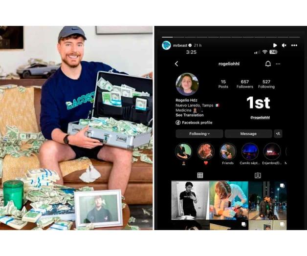 Tamaulipeco entre los ganadores del sorteo de MrBeast Tamaulipeco entre los ganadores del sorteo de MrBeast