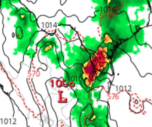 Emiten alerta de lluvias fuertes e inundaciones