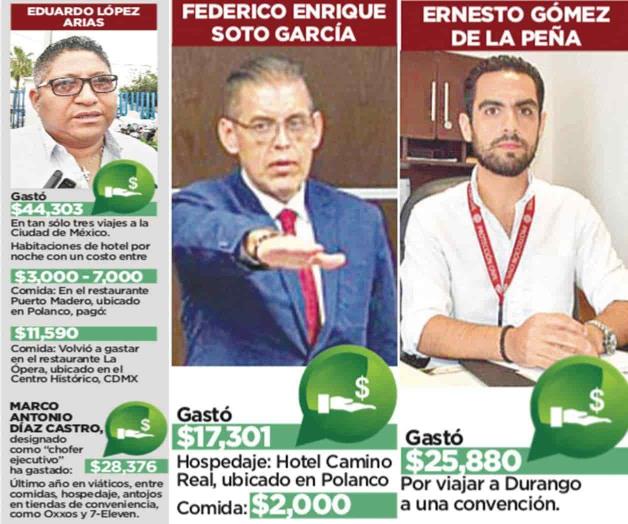 Tiene gabinete local...‘viajes de terciopelo’