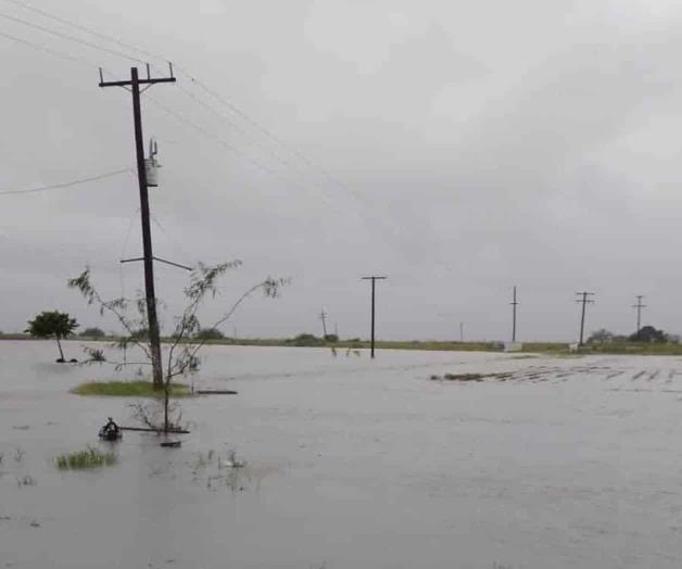 Zonas rurales inundadas