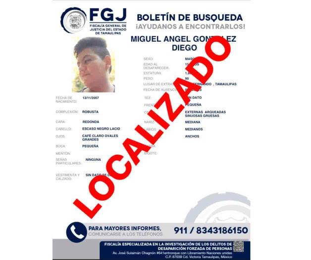 Localizan a levantados