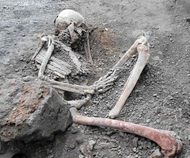 Residentes de Pompeya murieron no sólo por la erupción del Vesubio sino también por terremoto