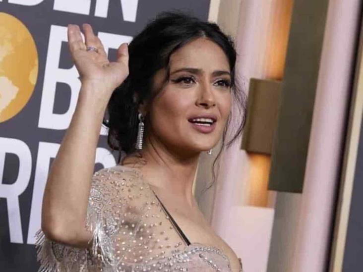 Muestra Salma Hayek sus mejores pasos de baile Muestra Salma Hayek sus mejores pasos de baile