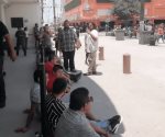 #REYNOSA Trabajadores del SIAMARM mantienen una presencia en Palacio Municipal.