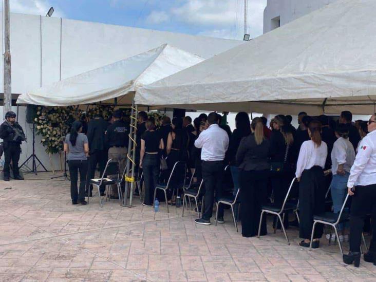 Rinden homenaje luctuoso a policía federal caído Rinden homenaje luctuoso a policía federal caído