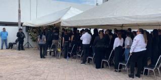 Rinden homenaje luctuoso a policía federal caído