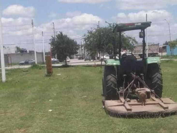 Embellecen áreas verdes en Del Río Embellecen áreas verdes en Del Río
