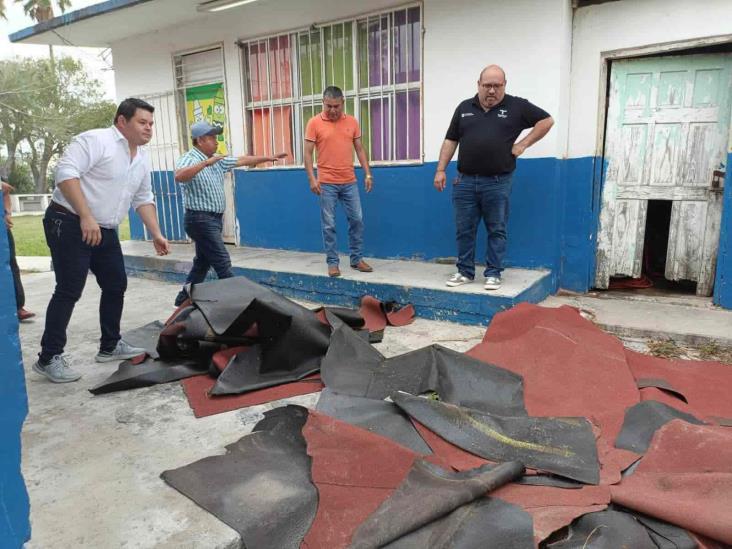 SET evalúa daños de primarias en Matamoros tras lluvias SET evalúa daños de primarias en Matamoros tras lluvias