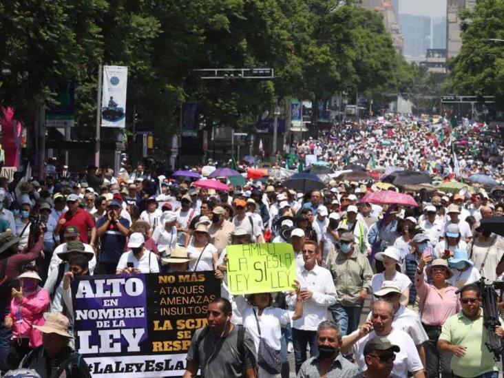 Norma Piña no estás sola; marchan en defensa de la Corte Norma Piña no estás sola; marchan en defensa de la Corte