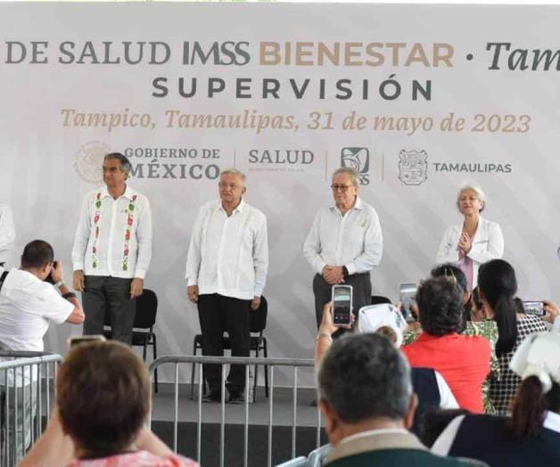 Firma AMLO el plan de Salud IMSS-Bienestar en Tampico