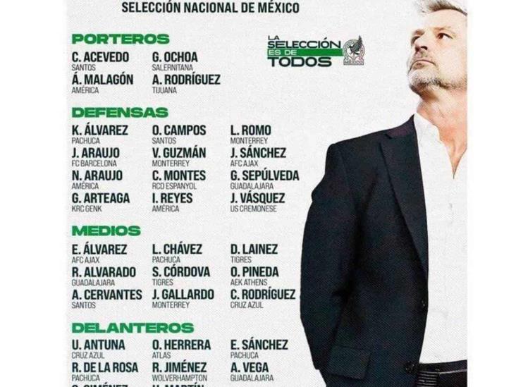 Para Nations League Y Copa Oro Diego Cocca Da La Lista