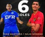 Disputan liderazgo de goleo: Iv&aacute;n Mart&iacute;nez y Julio Moreno