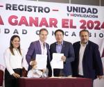 Manuel Velasco se registra para la candidatura de Morena y aliados