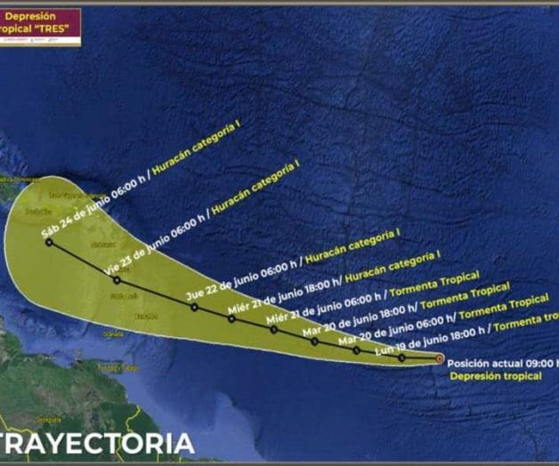 Depresión tropical 3 podría convertirse en huracán este miércoles Depresión tropical 3 podría convertirse en huracán este miércoles